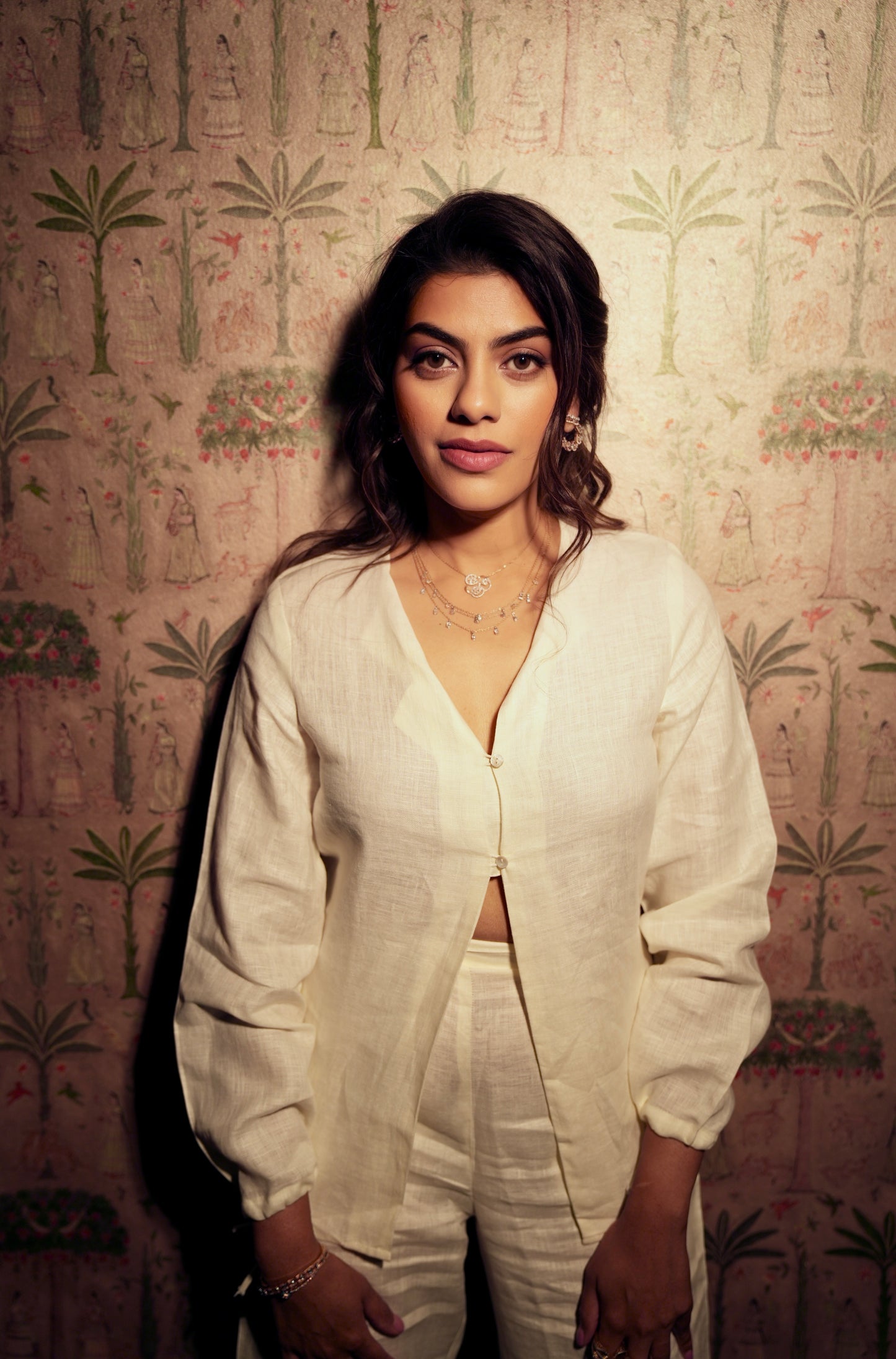 Round Neck Shirt Oatmeal