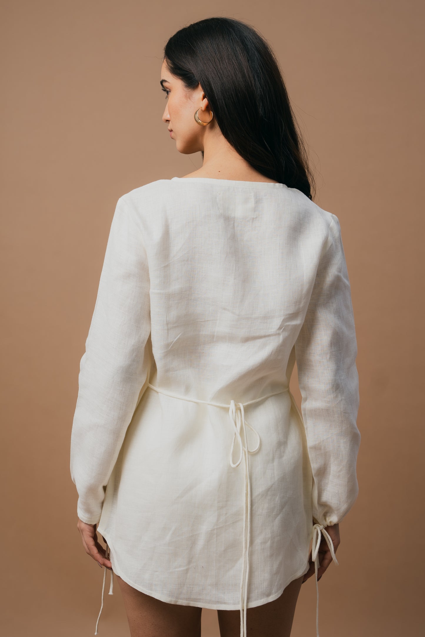 Round Neck Shirt Oatmeal