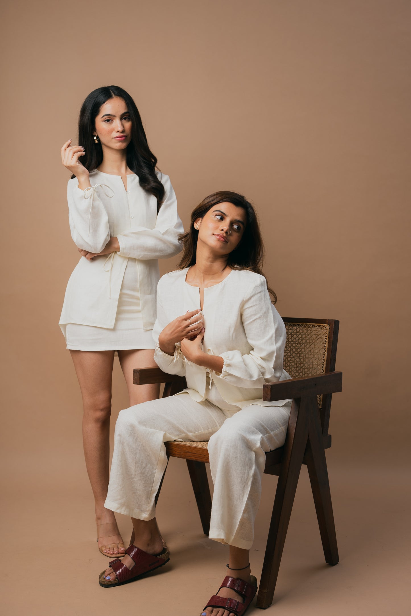 Round Neck Shirt Oatmeal