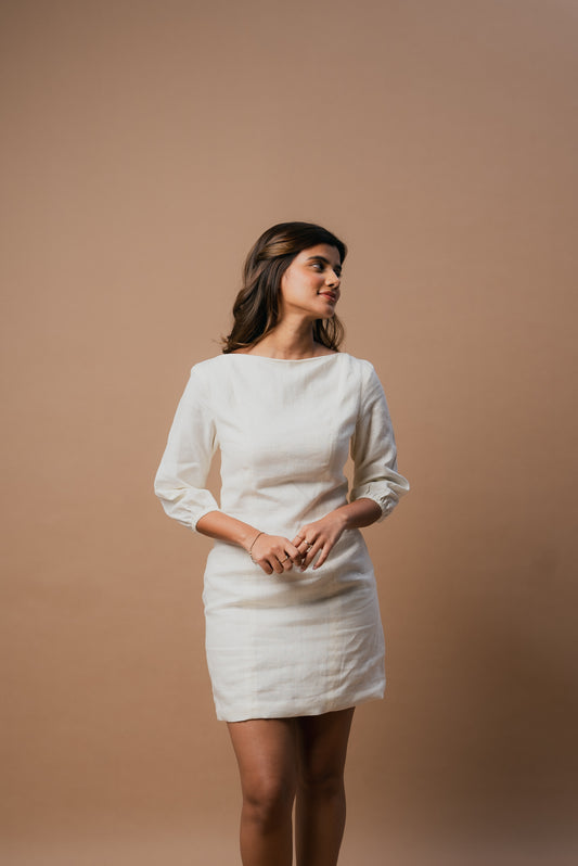 Oatmeal Short Dress