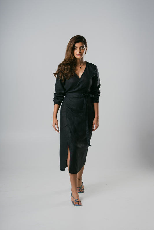 Ebony Wrap dress